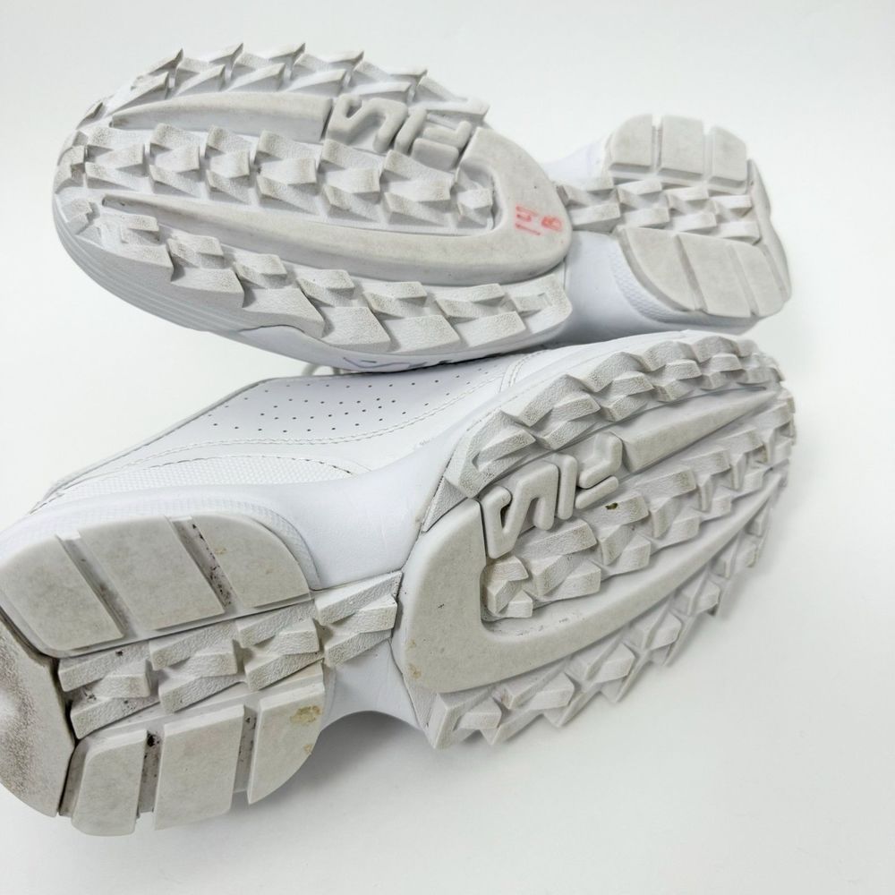 FILA Disruptor II Triple White Streetwear Sneakers FW02936-148 - Picture 7 of 7